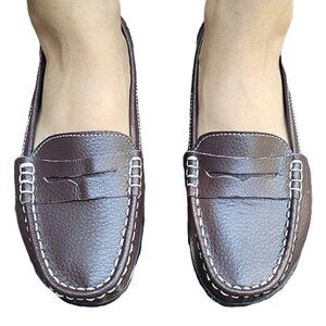 D.TALO - Brown Coffee Classic Loafer